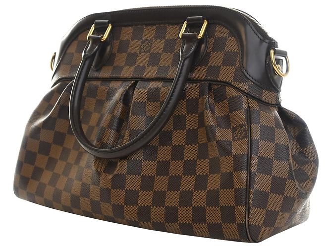 Louis Vuitton Marrone Damier Ebene Trevi PM - vista 7