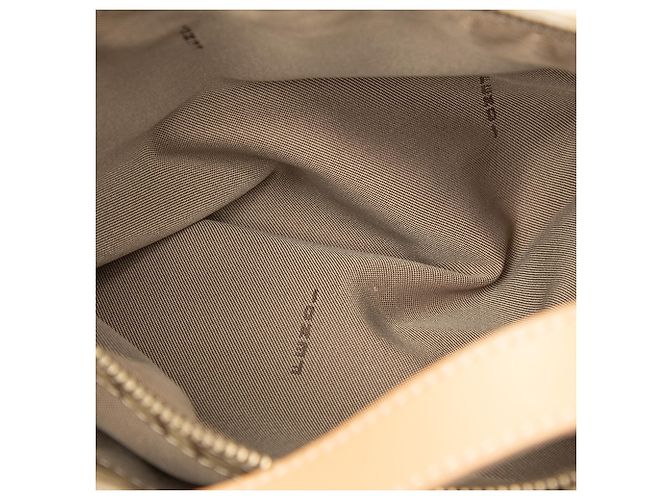 Borsa a tracolla Fendi in tela Zucchino beige - vista 4