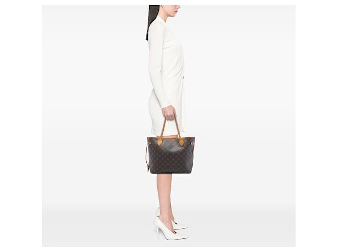 Louis Vuitton Marrone Monogram Neverfull MM - vista 5