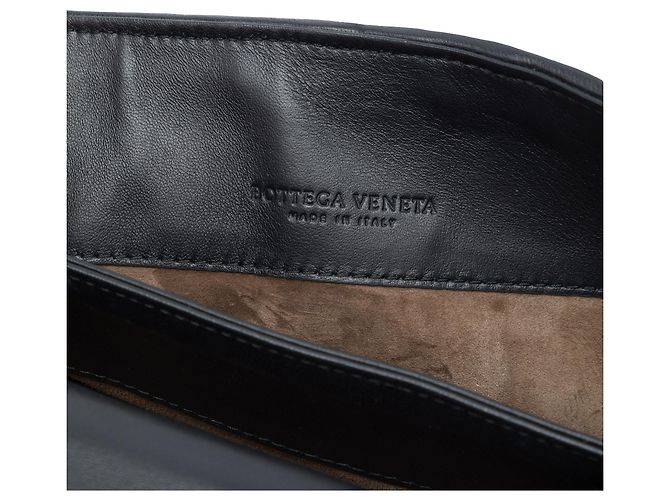 Bottega Veneta Borsa Small Nappa Diagonal Stripe Viola Porpora - vista 5