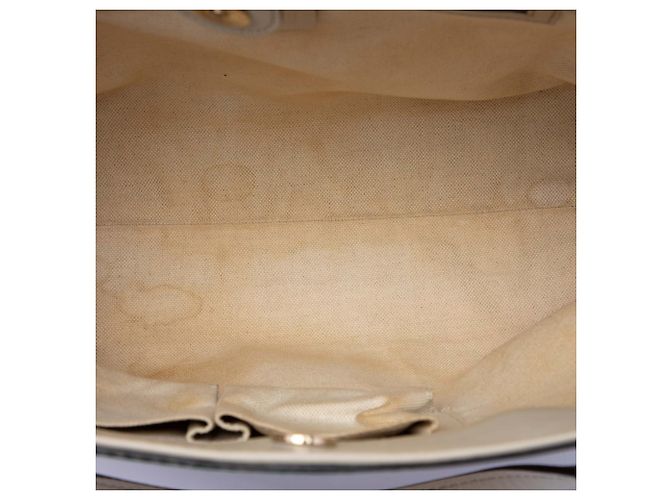 Gucci Mayfair Tote aus beigem GG Canvas - Ansicht 4