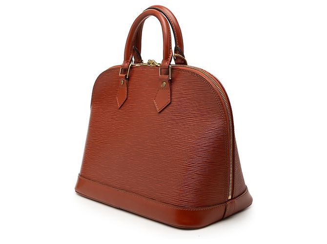 Louis Vuitton Alma PM in Epi marrone - vista 2
