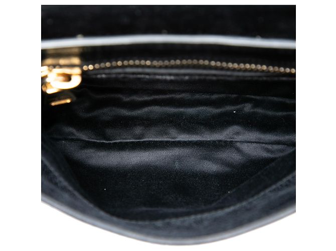 Miu Miu Black Vitello Shine Trapu Crossbody Nero - vista 4