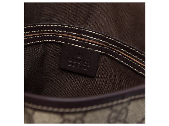 Gucci Beige GG Supreme Crossbody - vista 5
