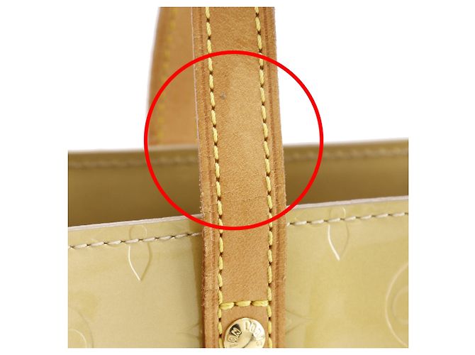 Louis Vuitton Yellow Monogram Vernis Reade PM Giallo - vista 19