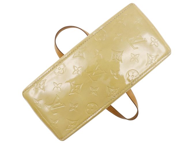 Louis Vuitton Yellow Monogram Vernis Reade PM Giallo - vista 4