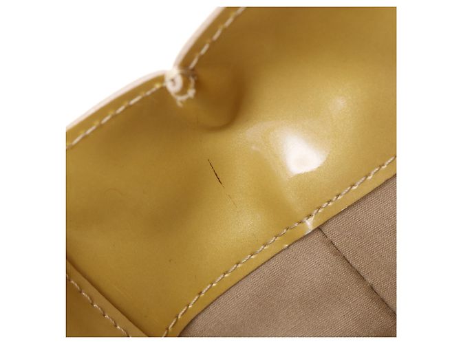 Louis Vuitton Yellow Monogram Vernis Reade PM Giallo - vista 8