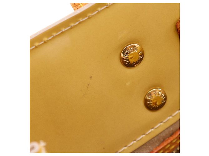 Louis Vuitton Yellow Monogram Vernis Reade PM Giallo - vista 9