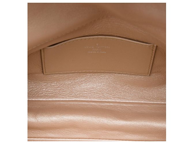 Twist Louis Vuitton Pelle di Agnello Beige Malletage GO 14 PM - vista 4