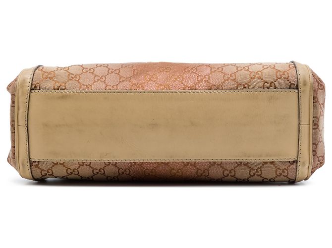 Borsa Gucci Brown GG Canvas Lurex Scarlett Marrone Bronzo - vista 3