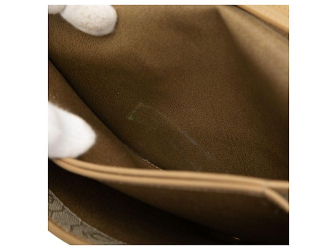 Borsa a tracolla Dior in pelle beige - vista 6