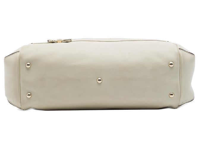 Borsa Gucci White Guccissima Mayfair Bianco - vista 3