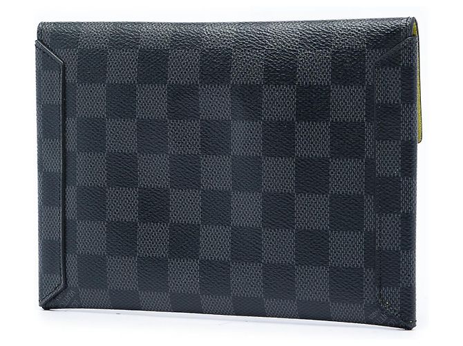 Louis Vuitton Pochette Alpha MM in Damier Graphite nero - vista 2