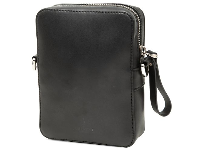 Valentino Borsa a tracolla VLTN piccola in pelle nera Nero - vista 2