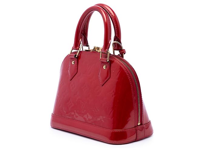 Louis Vuitton Alma BB Monogram Vernis Rot - Ansicht 2
