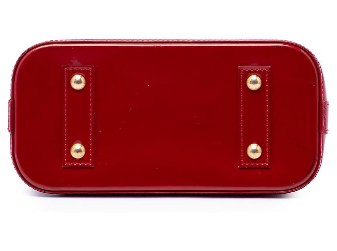 Louis Vuitton Alma BB Monogram Vernis Rot - Ansicht 3