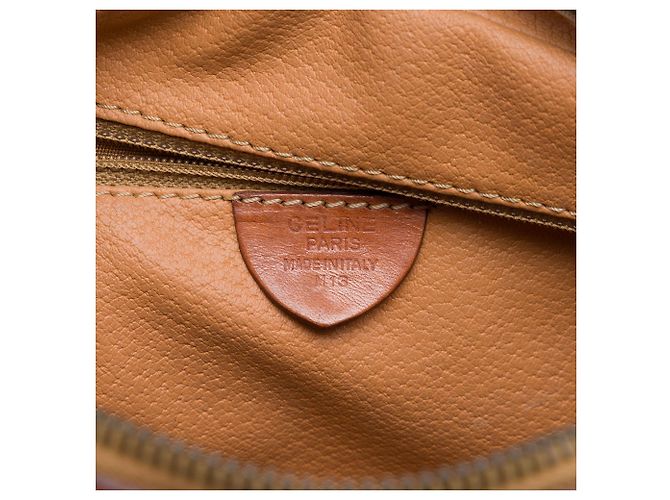 Céline Celine Beige Macadam Beschichtetes Canvas Crossbody - Ansicht 5