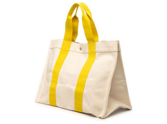 Tote Hermès Beige Toile Bora Bora GM - vista 2