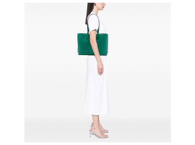 Tote Ophidia in pelle di vitello verde Medium Gucci - vista 6