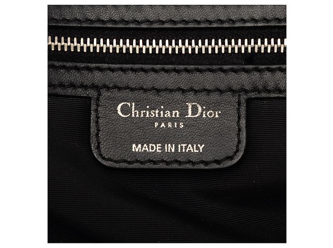 Borsa a tracolla Dior Black Lambskin Cannage New Lock Nero - vista 5