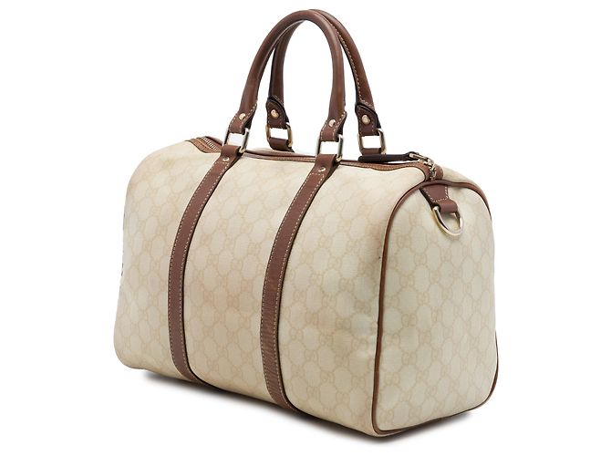 Borsa Boston Joy GG Supreme marrone Medium di Gucci Beige - vista 2