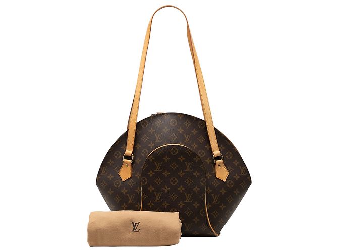 Sacola de compras Louis Vuitton Brown Monogram Ellipse GM Marrom - vista 8