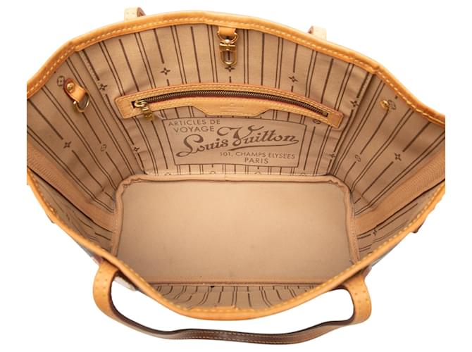 Louis Vuitton Marrone Monogram Neverfull PM - vista 4