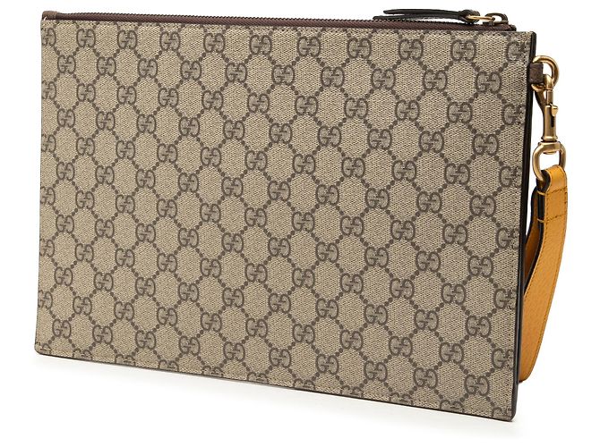 Clutch Gucci Beige GG Supreme Neo Vintage - vista 2