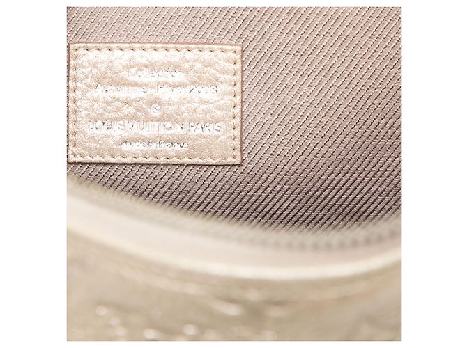 Louis Vuitton Gold Monogram Shimmer Halo D'oro - vista 5