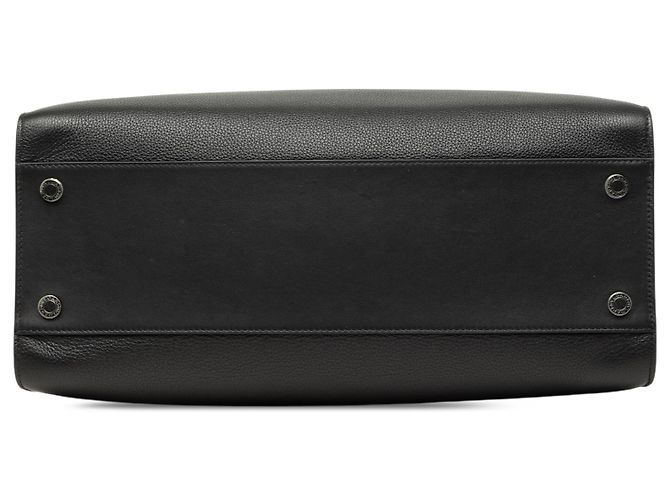 Bulgari Borsa Bvlgari in pelle nera con logo Nero - vista 3