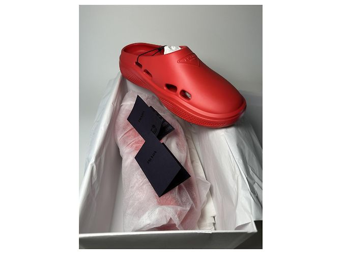 Sabot Prada Mellow Red – Taglia 8 (EU 42) Rosso - vista 3