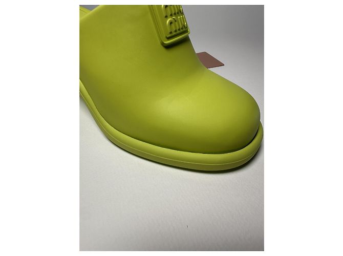 Miu Miu Soft Mules in Lime – Größe 37 Grün - Ansicht 11