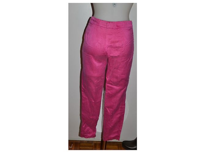 Gucci Seidenmischung Hose Rosa Pink - Ansicht 3