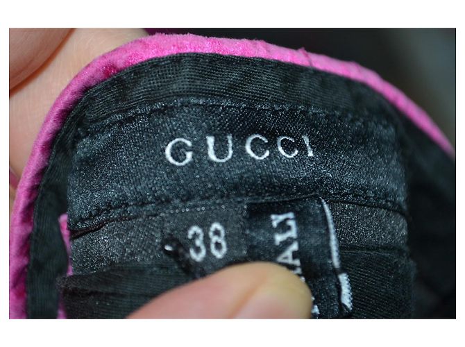 Gucci Seidenmischung Hose Rosa Pink - Ansicht 5