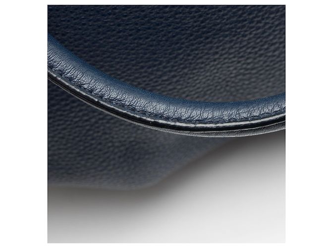 Tote Shopping Vitello Daino Prada Blu - vista 10