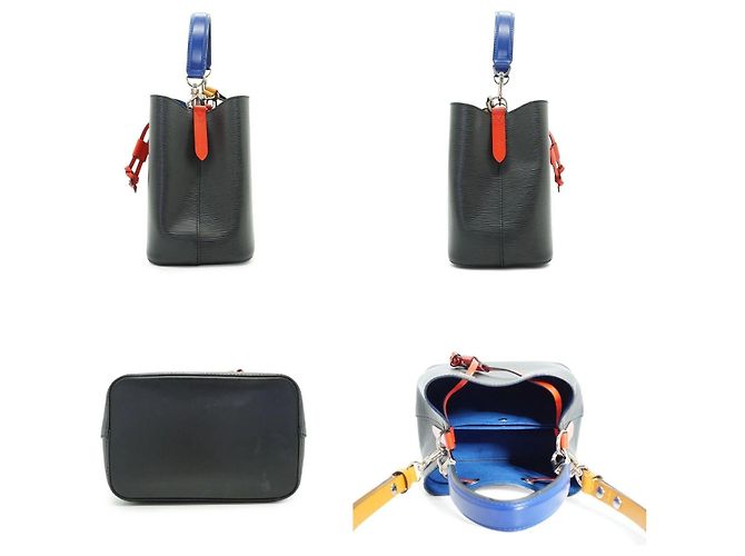 Borsa a tracolla in pelle Louis Vuitton NeoNoe BB Multicolore - vista 4