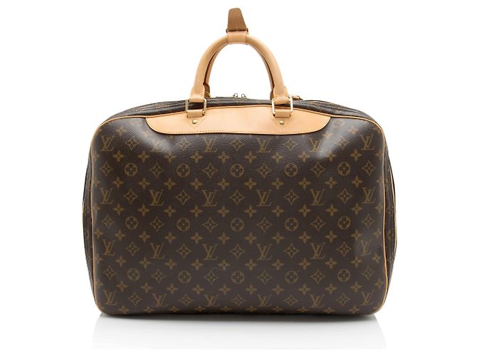 Louis Vuitton Monogram Canvas Alize 24 Heures Weekender Castaño - vista 3