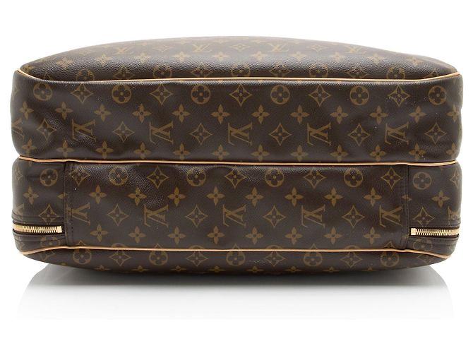 Louis Vuitton Monogram Canvas Alize 24 Heures Weekender Castaño - vista 4