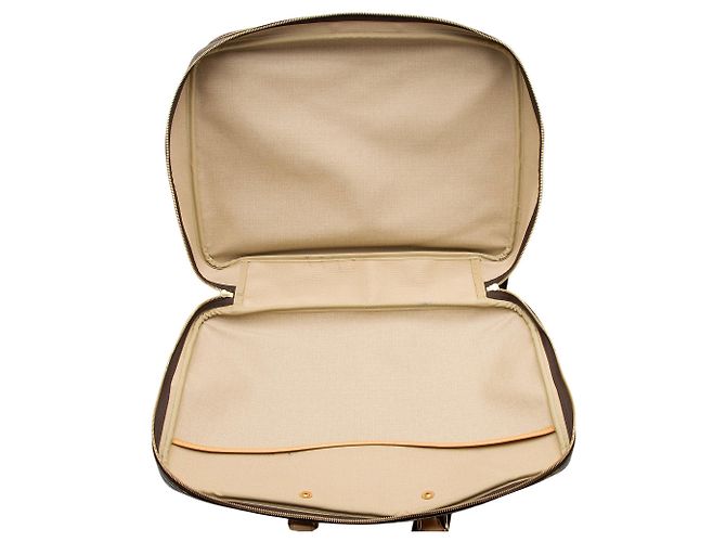 Louis Vuitton Monogram Canvas Alize 24 Heures Weekender Castaño - vista 7