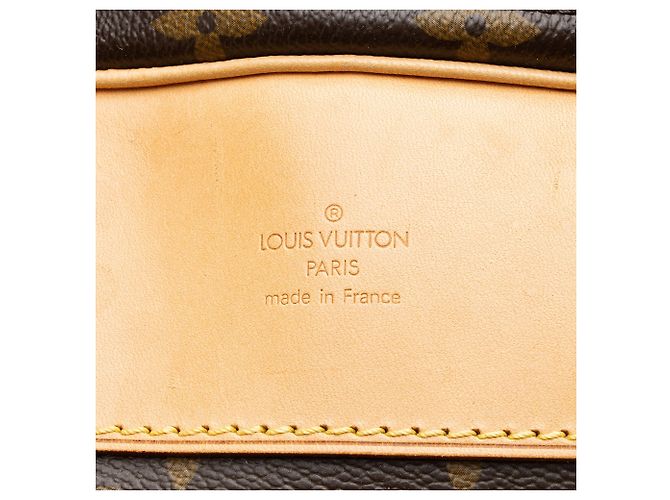 Louis Vuitton Monogram Canvas Alize 24 Heures Weekender Castaño - vista 9