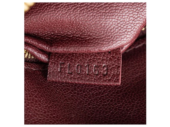 Borsa Louis Vuitton Monogram Canvas Lockit MM Marrone - vista 6