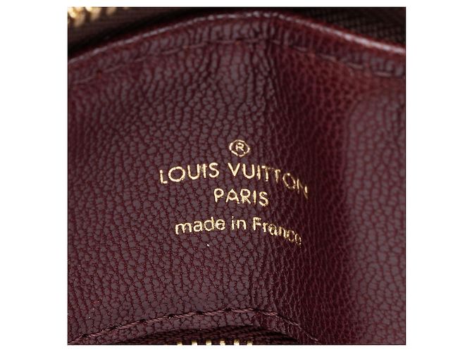 Borsa Louis Vuitton Monogram Canvas Lockit MM Marrone - vista 8