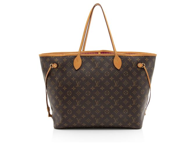 Tote Louis Vuitton Monogram Canvas Neverfull GM Marrone - vista 3