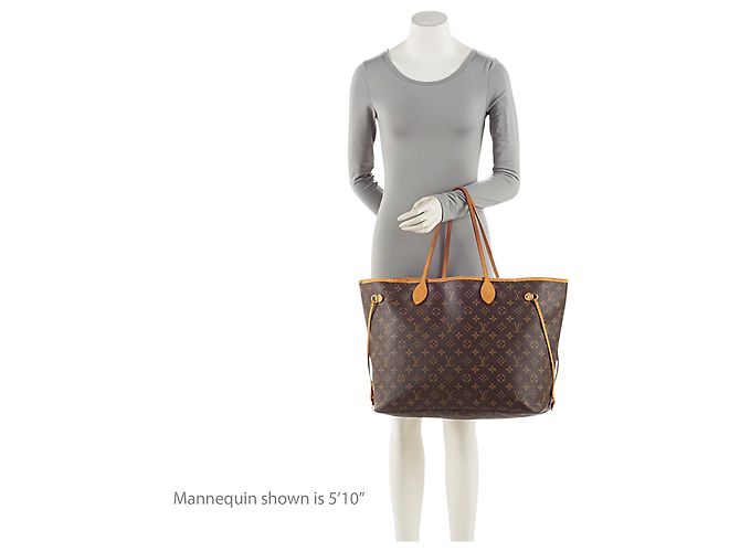 Tote Louis Vuitton Monogram Canvas Neverfull GM Marrone - vista 5