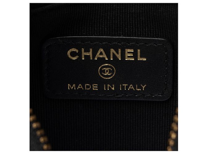 Gabrielle Mini Hobo Chanel in agnello con catena Nero - vista 8