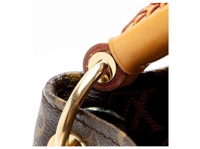 Borsa a Spalla Louis Vuitton Monogram Canvas Artsy MM Marrone - vista 10