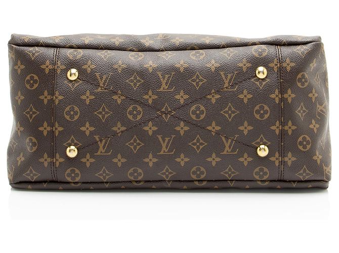 Borsa a Spalla Louis Vuitton Monogram Canvas Artsy MM Marrone - vista 4