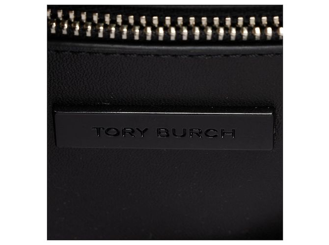 Piccola borsa a tracolla Fleming in pelle di Tory Burch Nero - vista 7