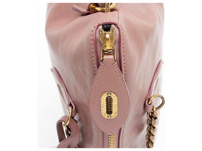 Borsa a tracolla con catena Lockit in pelle Louis Vuitton Boudoir Rosa - vista 10