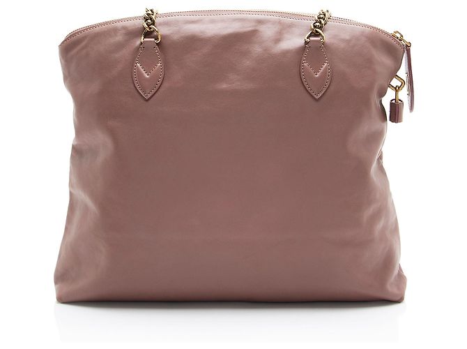 Borsa a tracolla con catena Lockit in pelle Louis Vuitton Boudoir Rosa - vista 3